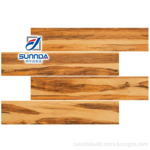 perfect wood grain inkjet printing rough finish ceramic porcelain tiles for bedroom